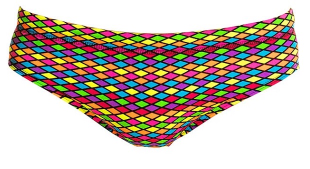 Funky Trunks - Mens Classis Swim Brief (Colour Cubes)